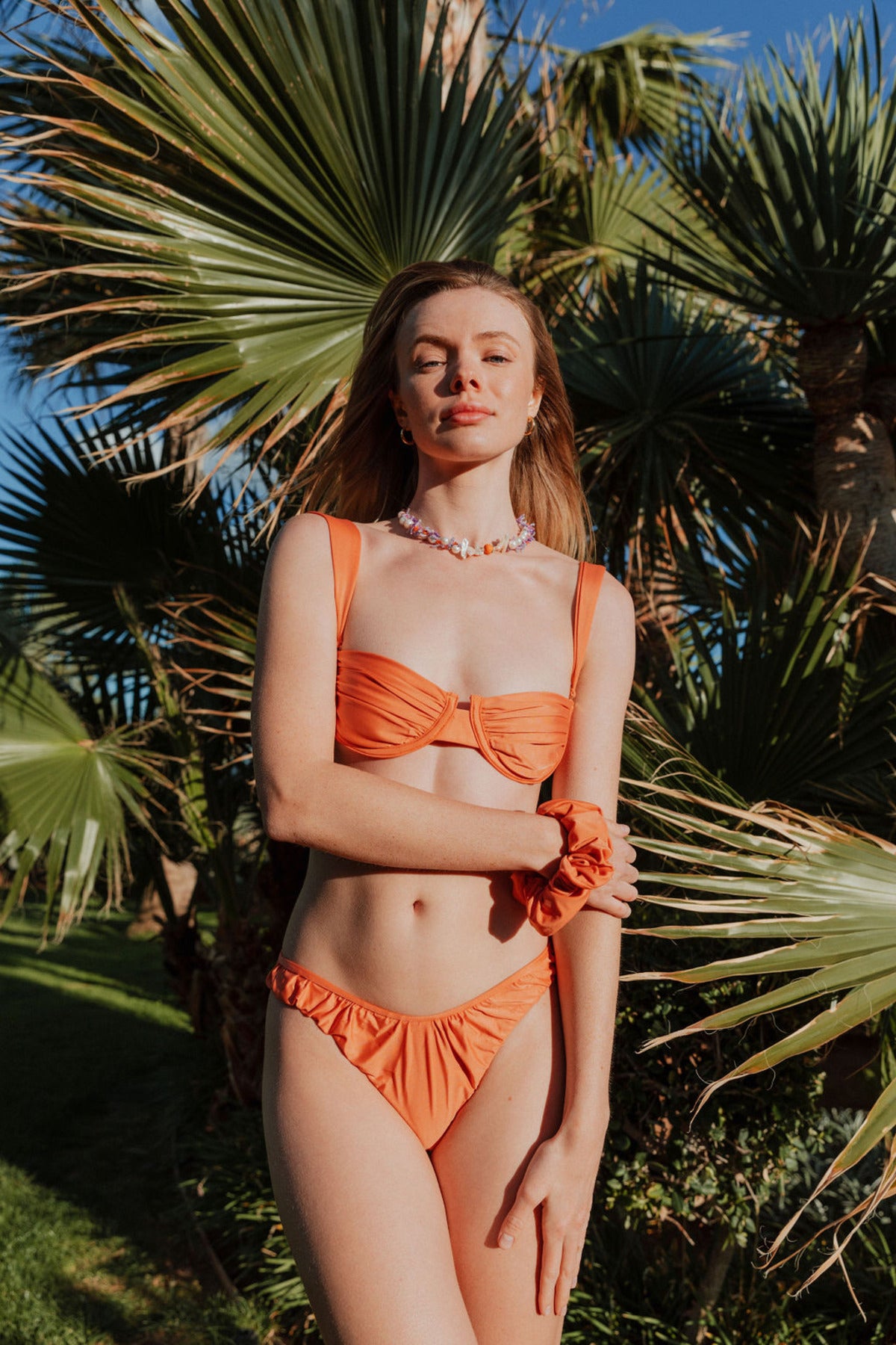 Faith Bottom Faith Bikini Bottom in Coral – Kokoaka